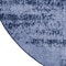 Homeroots 8' Denim Blue And Navy Blue Round Abstract Indoor Outdoor Area Rug 545506 - alternate 9