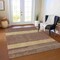 Homeroots 5' X 8' Coffee Ivory And Gray Abstract Washable Indoor Outdoor Area Rug 615255 - alternate 9