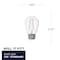 Bulbrite 11-Watt Equivalent S14 Clear Dimmable Edison LED Light Bulb Warm White, 4PK 861411 - alternate 5