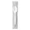 Solo Regal Mediumweight Cutlery, Individually Wrapped, Spoon, Plastic, White, 1000PK MOW3-0007 - alternate 1