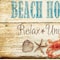 Homeroots Beach House Rules White Framed Print Wall Art 405462 - alternate 5