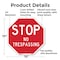 Signmission Stop No Trespassing, 10 Inch X 10 Inch, Aluminum Metal Signs OC-A-10-264 - alternate 6