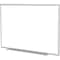 Ghent Dry Erase Board, Plastic, 48 5/8 in, 72 5/8 in, Aluminum Frame, White, Gloss M2-46-4 - alternate 1