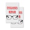 Signmission Eyeglass Repair, Vinyl Decals Only 24 Inch x 36 Inch, Vinyl Decal, 2PK DSB-2436-2PACK-Eyeglass Repair - alternate 1