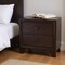 Homeroots 22" Espresso Two Drawers Solid Wood Nightstand 285542 - alternate 7