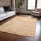 Homeroots 9' X 12' Peach And Rust Polka Dot Washable Indoor Outdoor Area Rug 615930 - alternate 9
