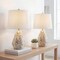 Jonathan Y Isabella 21" Seashell LED Table Lamp, Natural Ivory, 2PK JYL4004A-SET2 - alternate 9