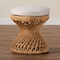 Bali & Pari Borneo Bohemian Light Honey Rattan Footstool 248-13735-ZORO - alternate 6