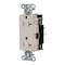 Hubbell Wiring Device-Kellems Straight Blade Receptacle, 5-20R, 20 A, 125V AC, 2 Pole, 3 Wire, Surface Mount, Grounded HBL2162STLA - alternate 1