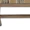 Homeroots 16in Beige And Brown Upholstered Cotton Blend Bench 376185 - alternate 5