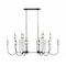 Z-Lite Allistair 16-Light Linear Chandelier, 30.75 in W, Matte Black 352-56L-MB - alternate 1