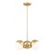 Z-Lite Realm Sphere 3 Light Chandelier, Modern Gold, 17.25 In W x 6.25 In H 7517-3MGLD - alternate 1