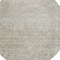 Homeroots 8' Linen And Gray Round Floral Washable Indoor Outdoor Area Rug 605743 - alternate 8