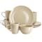Gibson Home Everyday Plus 12 Piece Stoneware Dinnerware Set in Cream 750123469M - alternate 1