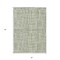 Homeroots 5' X 8' Green And Ivory Striped Washable Indoor Outdoor Area Rug 583421 - alternate 9