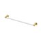 Gatco Clarion 24 in Towel Bar, Crystal-Clear Acrylic/Brushed Brass 5730 - alternate 6