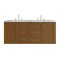 James Martin Vanities Laurent 60" Double Vanity, Honey Oak w/ 3 CM Carrara Marble Top 545-V60D-HNO-3CAR - alternate 10