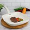 Martha Stewart Everyday Rexford 10 Inch Ceramic Nonstick Aluminum Square Grill Pan in Linen 138521.01 - alternate 4