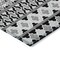 Homeroots 8' Black Gray And Ivory Round Quatrefoil Washable Indoor Outdoor Area Rug 583200 - alternate 9