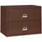 Fireking 2 Drawer, 1 Hr Fire & Impact Rated, 38" Wide Lateral Brown 2-3822-CBR - alternate 1