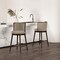 Manhattan Comfort Evalyn Barstool in Natural - Set of 2 2-BS024-NA - alternate 1
