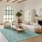 Homeroots 8' X 10' Aqua Indoor Outdoor Area Rug 522107 - alternate 9