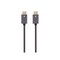Monoprice DisplayPort 1.4 EasyPlug Nylon Braided Cable  6ft  Gray 40783 - alternate 1