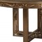 Homeroots 60" X 60" X 30" Antique Gold Poplar Dining Table 318888 - alternate 4