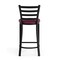 Flash Furniture HERCULES Black Ladder Back Metal Restaurant Counter Stool - Burgundy Vinyl Seat XU-DG697BLAD-24-BURV-GG - alternate 10