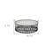 Homeroots Set of Two Black and Tan Round Bamboo Serving Tray With Handles 516321 - alternate 4