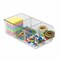 Azar Displays Stackable Clear Storage Bin with Removable Dividers, 4PK 556750-4PK - alternate 6