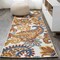 Jonathan Y Gordes Paisley High-Low Orange/Multi 2 ft. x 8 ft. Indoor/Outdoor Runner Rug AMC103B-28 - alternate 1