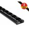 Mytee Products Aluminum 8 ft L-Track Trailer Tie Down Rail for Trailer - 2,225 lbs BS, Black, 2PK LTK8-BLKx2 - alternate 1