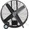 Denali Aire 42'' 2-Speed High Velocity Black Belt Drive Drum Fan 2DAFDRUMB42 - alternate 10