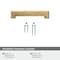 Amerock Appoint 5-1/16 in & 6-5/16 in 128 mm & 160 mm Center-to-Center Champagne Bronze Cabinet Cup Pull BP36763CZ - alternate 7