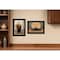 Homeroots Set Of Two Harvest Moon with A Black Cat and Truck 2 Black Framed Print Kitchen Wall Art, 2PK 407940 - alternate 6