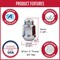 Coyote Wheel Accessories WHEEL INSTALLATION KIT 5 Lug Kit 12 Millimeter x 125 Thread Size 60 Degree Conical Acorn Extra L 84K549-24 - alternate 6