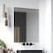 Fab Glass And Mirror Rectangle Frameless Wall Mounted Safety Backing-1in Beveled Edge Mirror for Vanityroom-Bathroom- MRec30x40BE6MM - alternate 8
