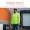 Ergodyne Hi-Vis Shirt, L, Lime, Long Sleeve 21814 - alternate 6