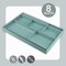 Acrimet Drawer Organizer Tray with 8 Compartments for Office, Makeup & Accessories (Green) 977.VO - alternate 9