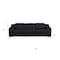 Homeroots 103" Black Italian Leather Reclining USB Sofa 632884 - alternate 17