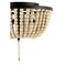 Jonathan Y Allison 15" 3-Light Shabby Chic Farmhouse Wood Beaded/Metal LED Flush Mount, Oil Rubbed Bronze/Cream JYL9019B - alternate 10