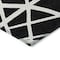Homeroots 5' X 8' Black And Ivory Geometric Washable Indoor Outdoor Area Rug 600421 - alternate 8