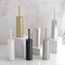Gatco Latitude II Stainless Steel Toilet Brush Holder, Matte White 1481W - alternate 6