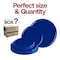 Smarty Had A Party Light Blue Flat Round Disposable Plastic Dinnerware Value Set, 240PK 830-LBL-VP-CASE - alternate 11
