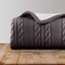 Lavish Home Cable Knit Throw Blanket for Couch, Sofa, or Bed Soft & Cozy Blanket Throws with Cable Knit Pattern 66-THROW60-C - alternate 9