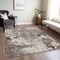 Homeroots 8' X 10' Taupe Ivory And Brown Damask Washable Indoor Outdoor Area Rug 596402 - alternate 9