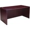 Boss Desk Shell Desk Shell, 60"W x 30"D, Mahogany, 30 in D X 29 1/2 in H, 60 in W X Laminate, Mahogany N103-M - alternate 1