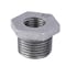 B & K STZ Industries 4 in. MIP each X 2-1/2 in. D FIP Black Malleable Iron Hex Bushing 350B-4212 - alternate 1