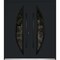 Vdomdoors Metal Double Doors Deux 6501 Black Enamel Opaque Black Glass Entry Modern Painted (W72xH96) Right h DEUX6501DEXD-BLK-W72xH96-RH-I - alternate 1